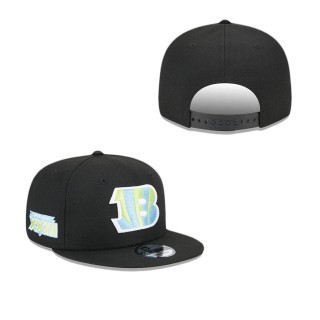 Cincinnati Bengals Colorpack Black 9FIFTY Snapback Hat