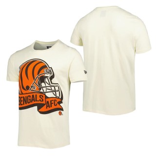 Men's Cincinnati Bengals Cream Sideline Chrome T-Shirt