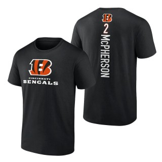 Men's Cincinnati Bengals Evan McPherson Black Playmaker T-Shirt