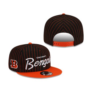 Cincinnati Bengals Pinstripe 9FIFTY Snapback Hat