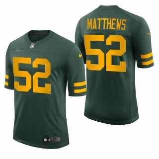 Packers Clay Matthews Throwback Jersey Green Vapor Limited Retired Player