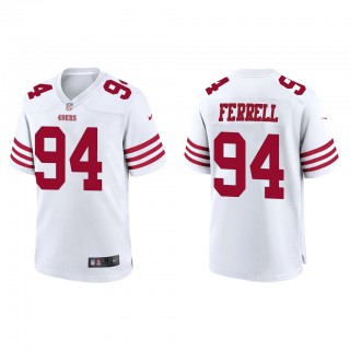 Clelin Ferrell White Game Jersey