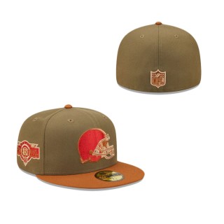Cleveland Browns 1991 Pro Bowl Olive Brown Toasted Peanut 59FIFTY Fitted Hat