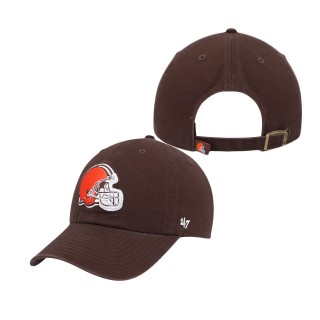 Men's Cleveland Browns Brown Secondary Clean Up Adjustable Hat