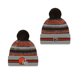 Cleveland Browns Cold Weather Gray Sport Knit Hat