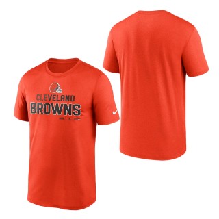 Cleveland Browns Orange Legend Community T-Shirt