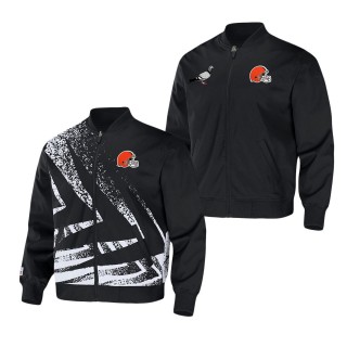 Men's Cleveland Browns NFL x Staple Black Reversible Core Jacket