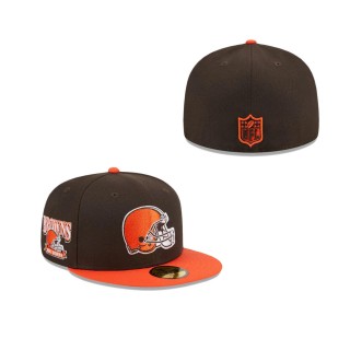 Cleveland Browns Throwback Hidden Fitted Hat
