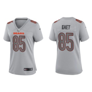Cole Kmet Women's Chicago Bears Gray Atmosphere Fashion Game Jersey