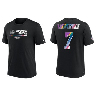 Colin Kaepernick San Francisco 49ers Black 2022 NFL Crucial Catch Performance T-Shirt