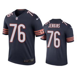 Chicago Bears Teven Jenkins Navy Color Rush Legend Jersey