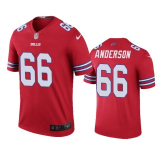Buffalo Bills Jack Anderson Red Color Rush Legend Jersey