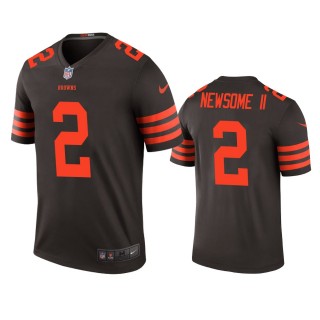 Cleveland Browns Greg Newsome II Brown Color Rush Legend Jersey