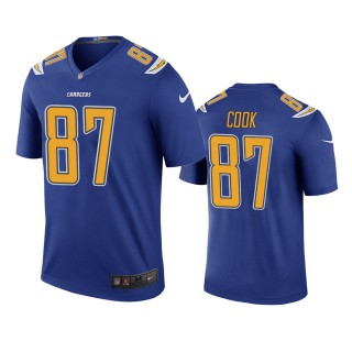Los Angeles Chargers Jared Cook Royal Color Rush Legend Jersey