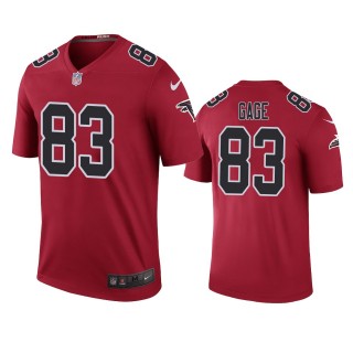 Atlanta Falcons Russell Gage Red Color Rush Legend Jersey
