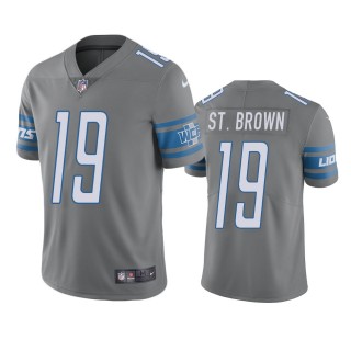 Color Rush Limited Detroit Lions Amon-Ra St. Brown Steel Jersey