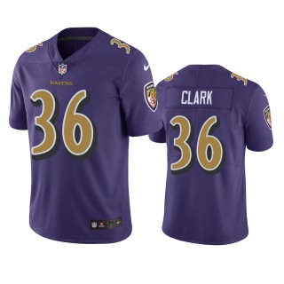 Color Rush Limited Baltimore Ravens Chuck Clark Purple Jersey