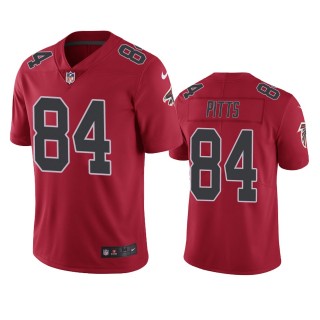 Color Rush Limited Atlanta Falcons Kyle Pitts Red Jersey