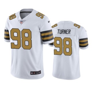 Color Rush Limited New Orleans Saints Payton Turner White Jersey