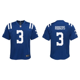 Youth Amari Rodgers Colts Royal Game Jersey