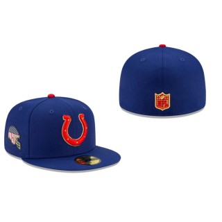 Indianapolis Colts Blue Americana 59FIFTY Fitted Hat