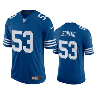 Indianapolis Colts Darius Leonard Royal Vapor Limited Jersey