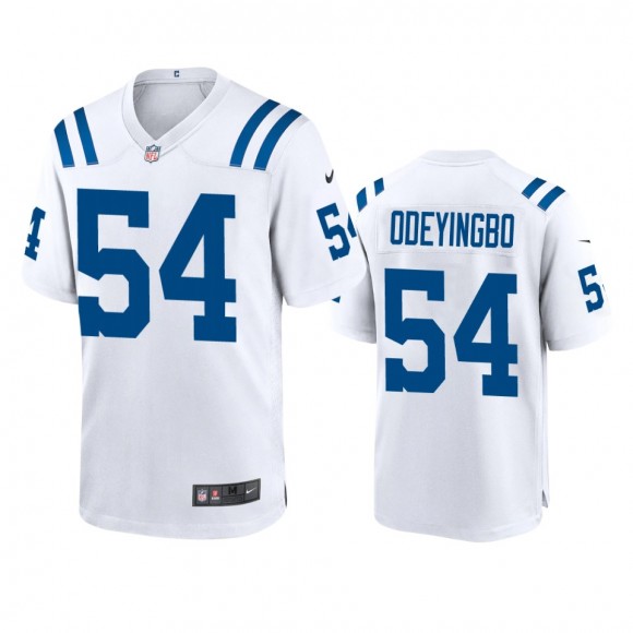 Indianapolis Colts Dayo Odeyingbo White Game Jersey