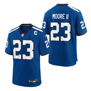 Indianapolis Colts Kenny Moore II Royal Indiana Nights Alternate Game Jersey