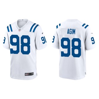 McTelvin Agim Colts White Game Jersey