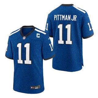 Indianapolis Colts Michael Pittman Jr. Royal Indiana Nights Alternate Game Jersey