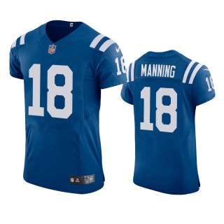 Indianapolis Colts Peyton Manning Royal 2021 Vapor Elite Jersey - Men's