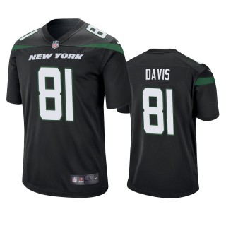 New York Jets Corey Davis Black Game Jersey