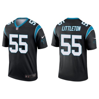 Men's Carolina Panthers Cory Littleton Black Legend Jersey