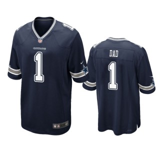 Dallas Cowboys Dad Navy 2021 Fathers Day Game Jersey