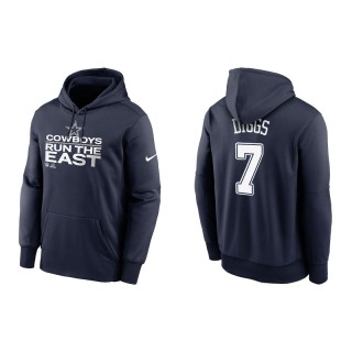 Men's Cowboys Trevon Diggs Navy 2021 NFC East Division Champions Trophy Hoodie