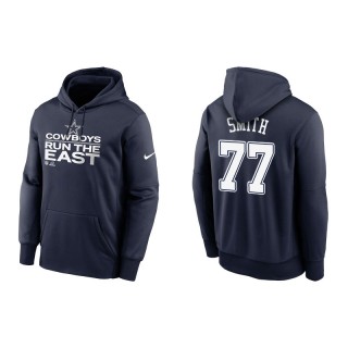 Men's Cowboys Tyron Smith Navy 2021 NFC East Division Champions Trophy Hoodie