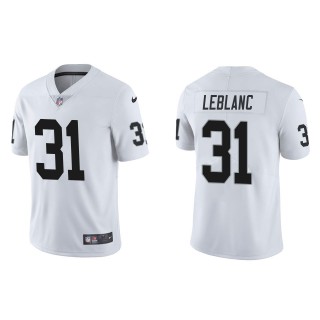 Men's Las Vegas Raiders Cre'Von LeBlanc White Vapor Limited Jersey