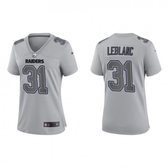 Cre'Von LeBlanc Women's Las Vegas Raiders Gray Atmosphere Fashion Game Jersey