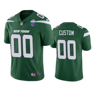New York Jets Custom Green 2021 London Games Patch Limited Jersey