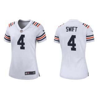 Women's D'Andre Swift Bears White Classic Game Jersey