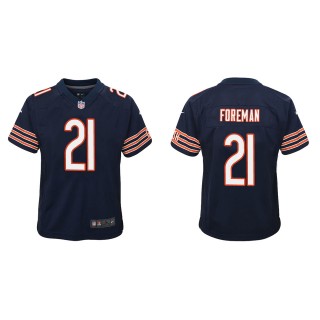 Youth Bears D'Onta Foreman Navy Game Jersey