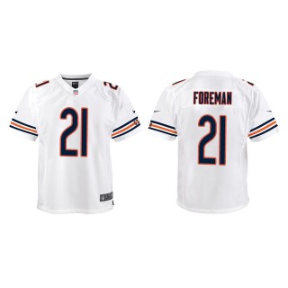 Youth Bears D'Onta Foreman White Game Jersey