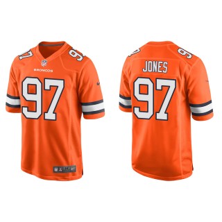 Men's Denver Broncos D.J. Jones Orange Alternate Game Jersey