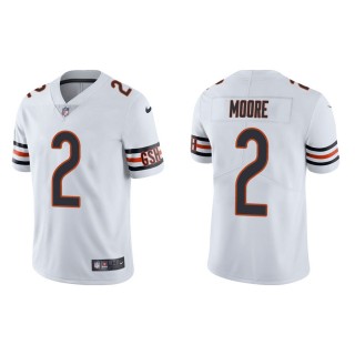 Men's Chicago Bears D.J. Moore White Vapor Limited Jersey