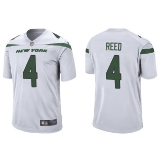 Men's New York Jets D.J. Reed White Game Jersey