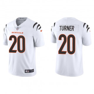 D.J. Turner White 2023 NFL Draft Vapor Limited Jersey