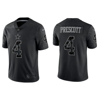 Dak Prescott Dallas Cowboys Black Reflective Limited Jersey