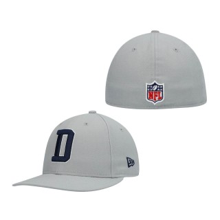 Men's Dallas Cowboys New Era Gray On-Field D 59FIFTY Fitted Hat