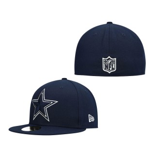 Men's Dallas Cowboys New Era Navy Fresh Hook 59FIFTY Fitted Hat