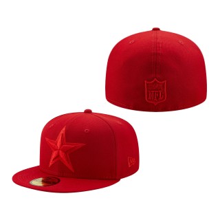 Men's Dallas Cowboys New Era Red Color Pack 59FIFTY Fitted Hat